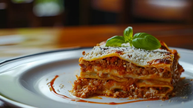 Lasagnes Bolognaise Maison